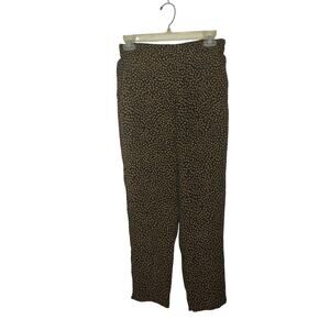 J. Crew Factory Jamie Pant Animal Print Size‎ 6 Causal Preppy Classic